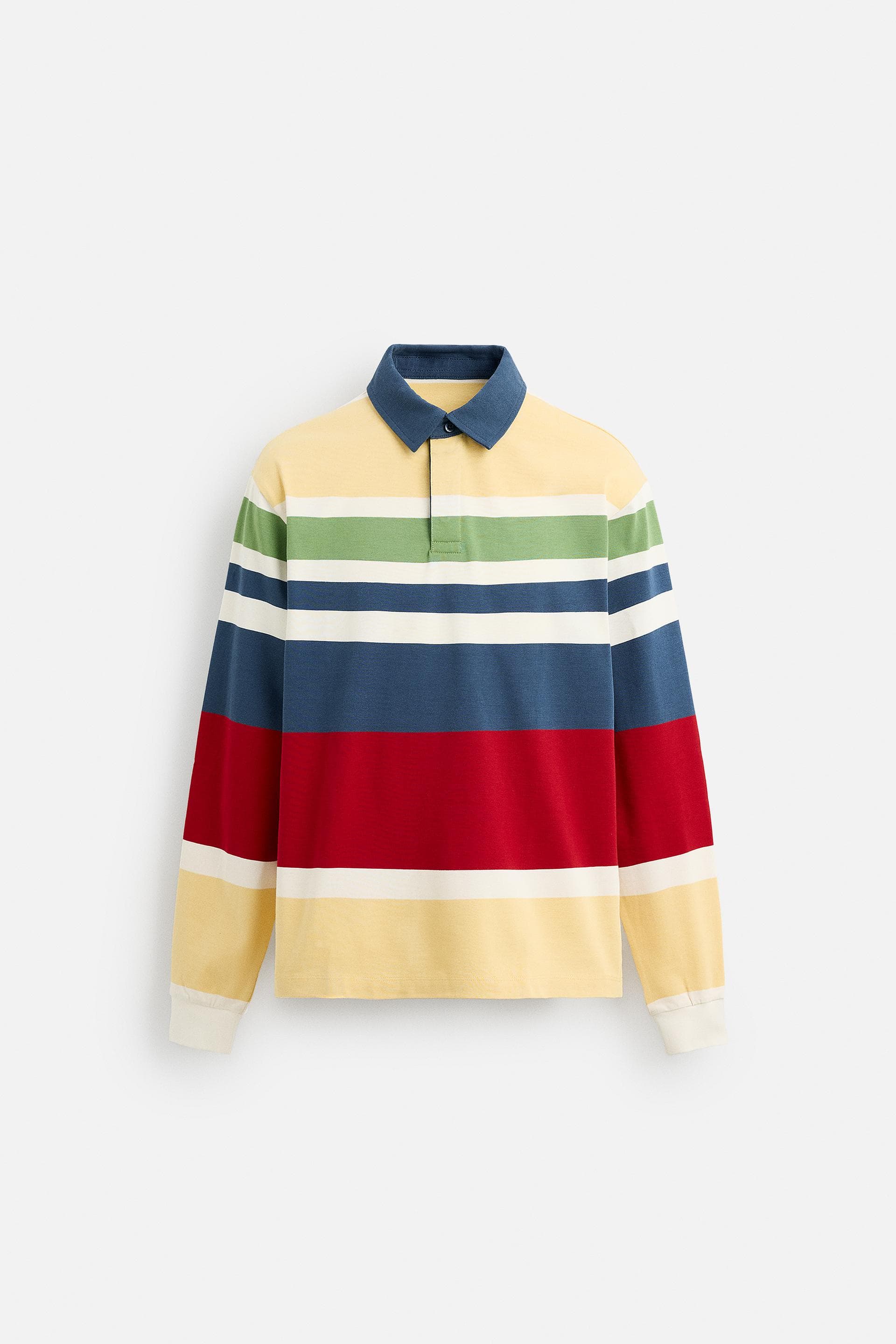 Polo rugby rayé
